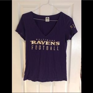 PINK Baltimore Ravens V-Neck T-Shirt